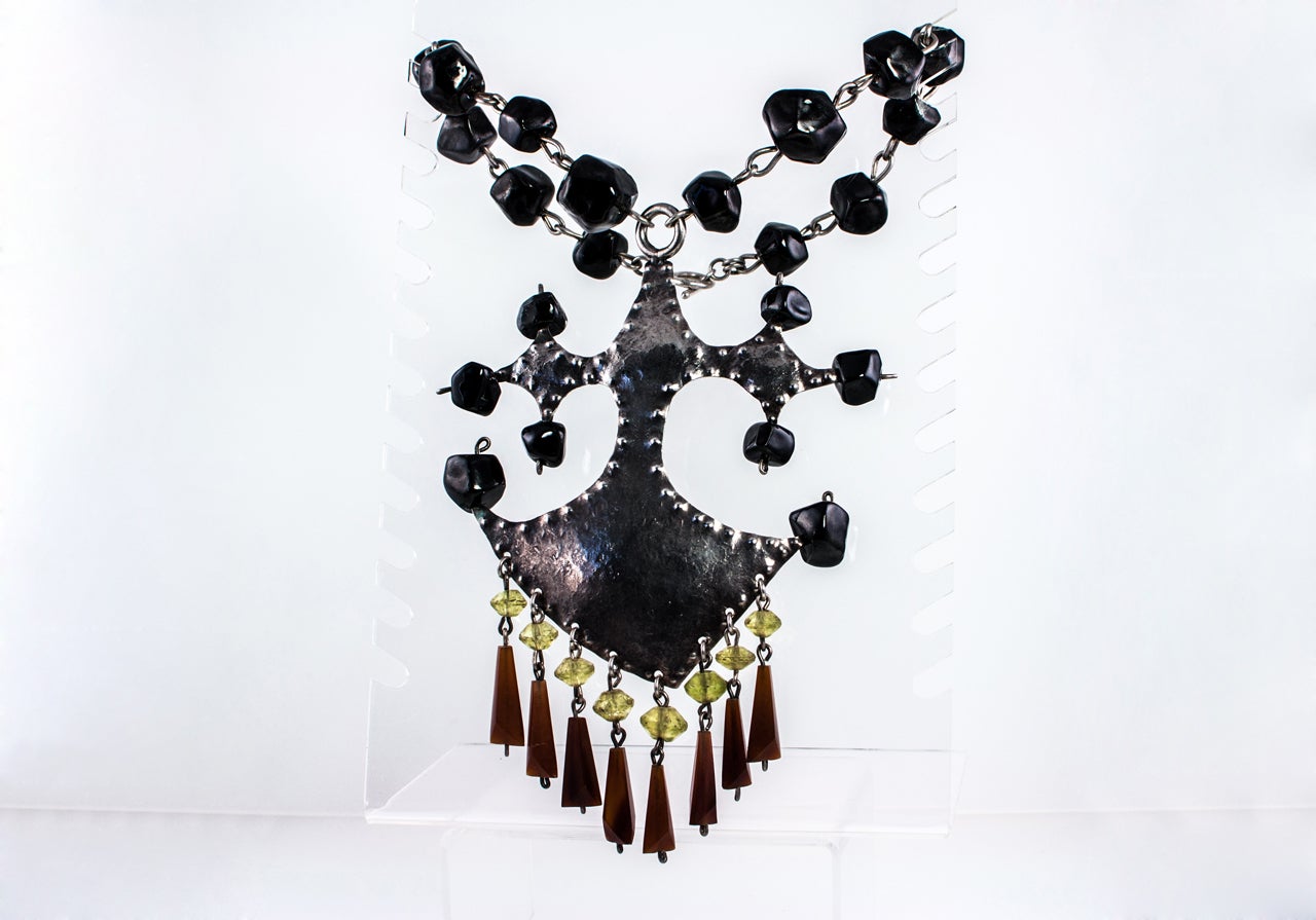 Christian Lacroix Dramatic Runway Pendant Necklace